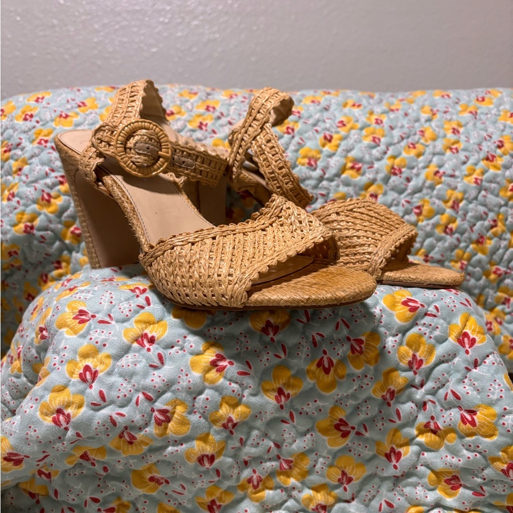 Jessica Simpson Tan Woven Sandals